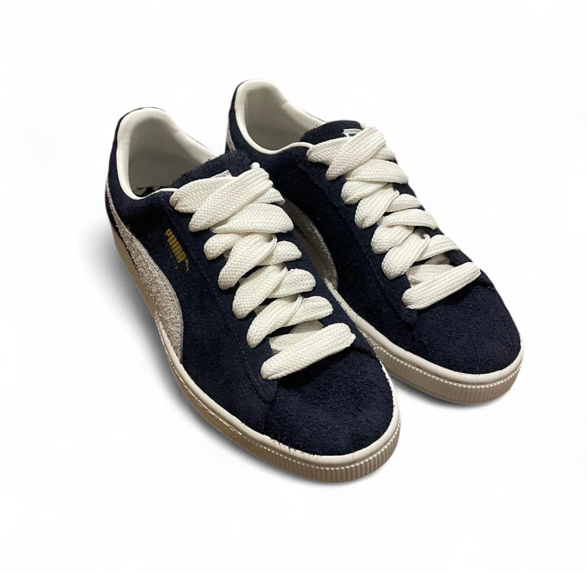 393167-01 Puma Suede Fat Lace ‘Navy’ (2023)