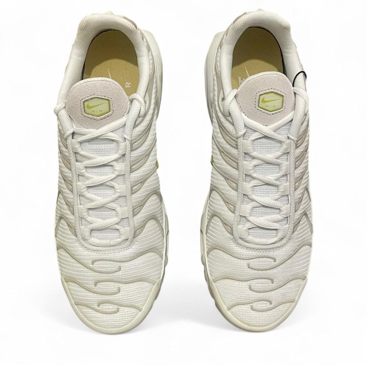 DV6987-100 Nike Air Max Plus TN (Womens)
‘White Bone Celery’ (2022)