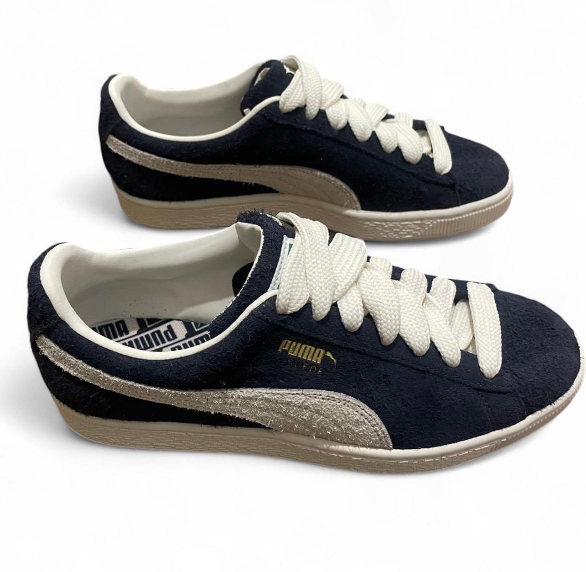 393167-01 Puma Suede Fat Lace ‘Navy’ (2023)