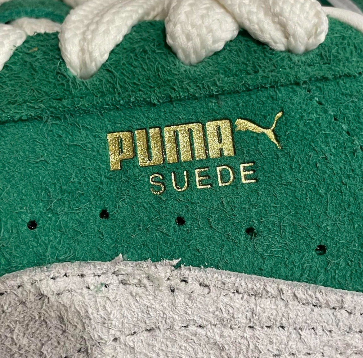 393167-02 Puma Suede Fat Lace ‘Archive Green’ (2023)