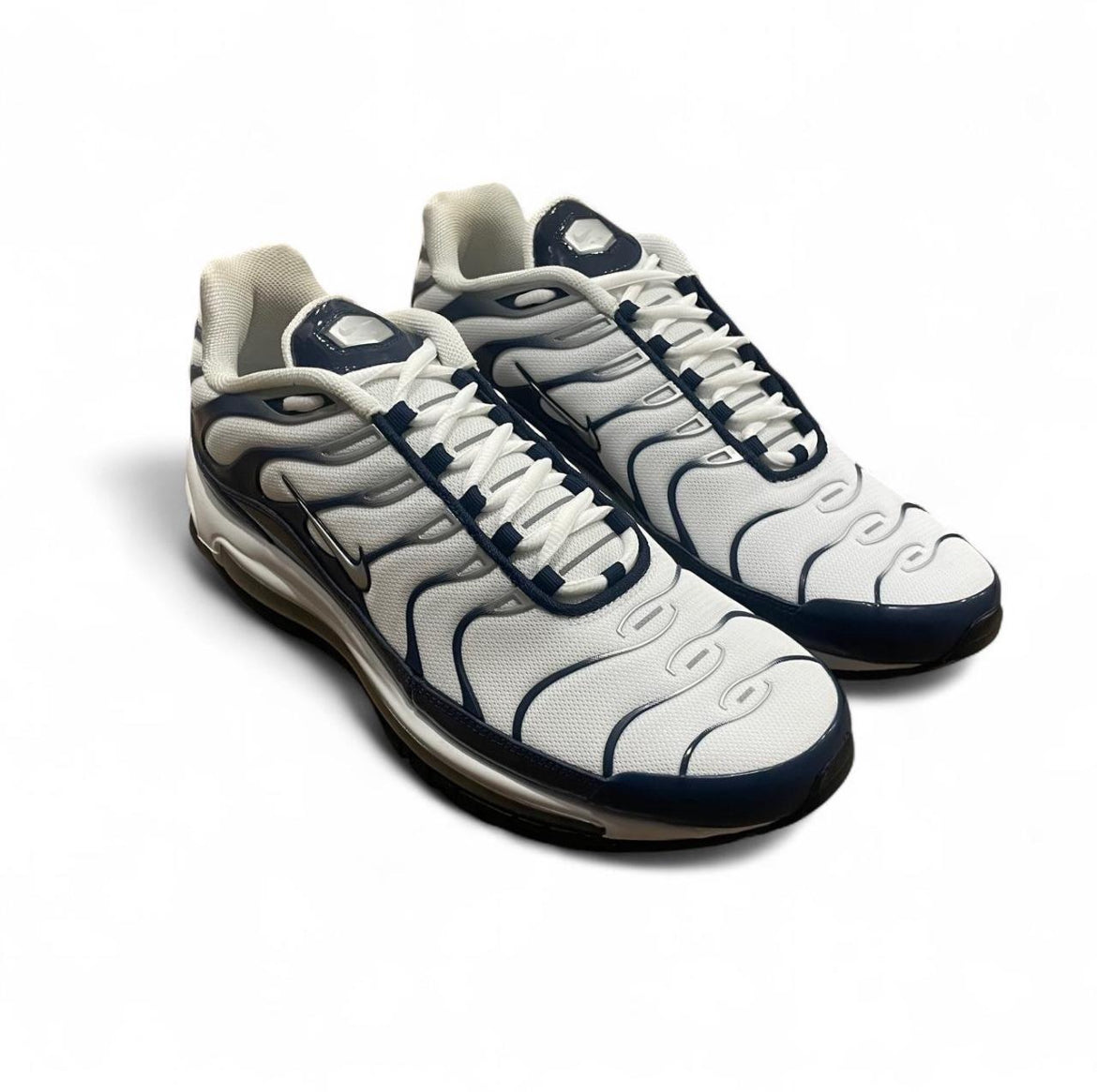 AH8144-100 Nike Air Max 97 Plus TN ‘White Navy’ (2018)