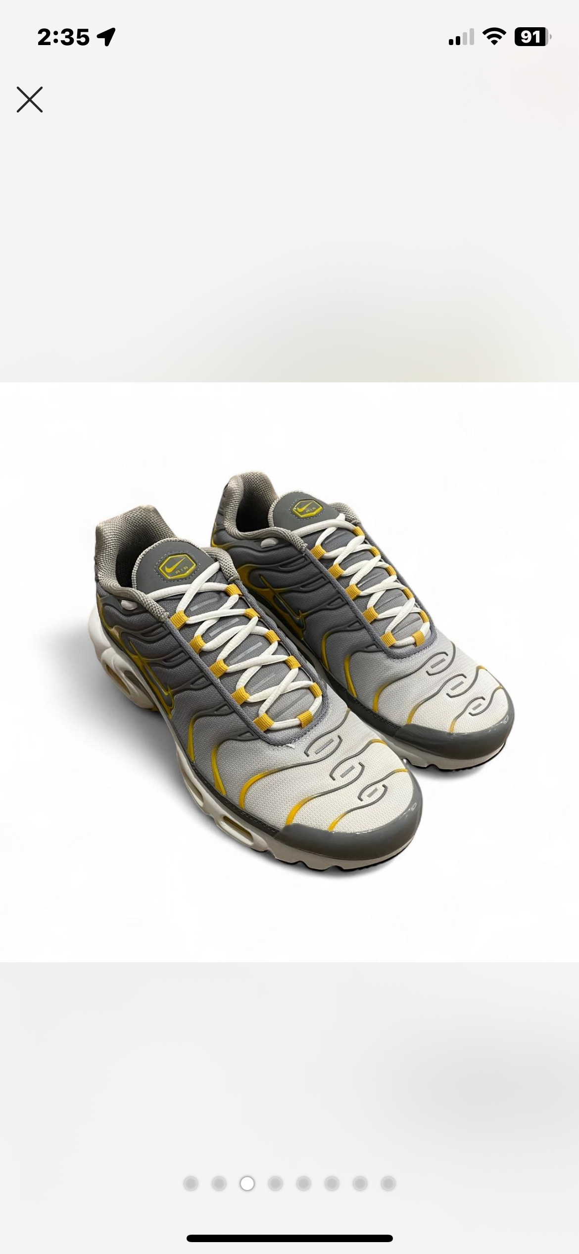DD7111-001 Nike Air Max Plus TN
‘Particle Grey Dark Sulphur’ (2021)