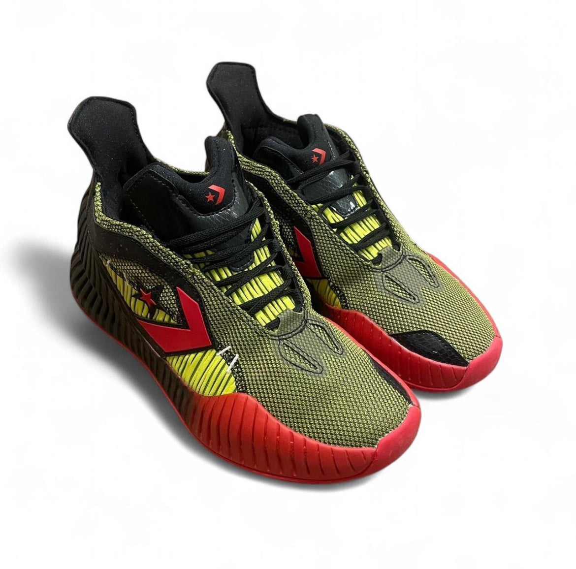 A01242C Converse All Star BB Prototype CX Mid ‘Monster Clash Black Laser Lemon Red’ (2024)