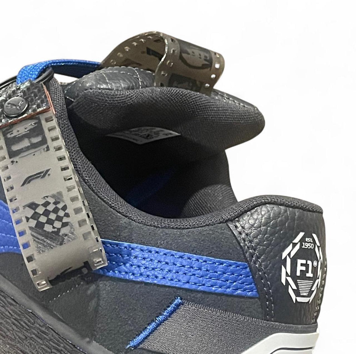 308656-02 Puma Suede XL F1 ‘Formula 1 75 Years Hero Pack Black Vivid Blue’ (2025)