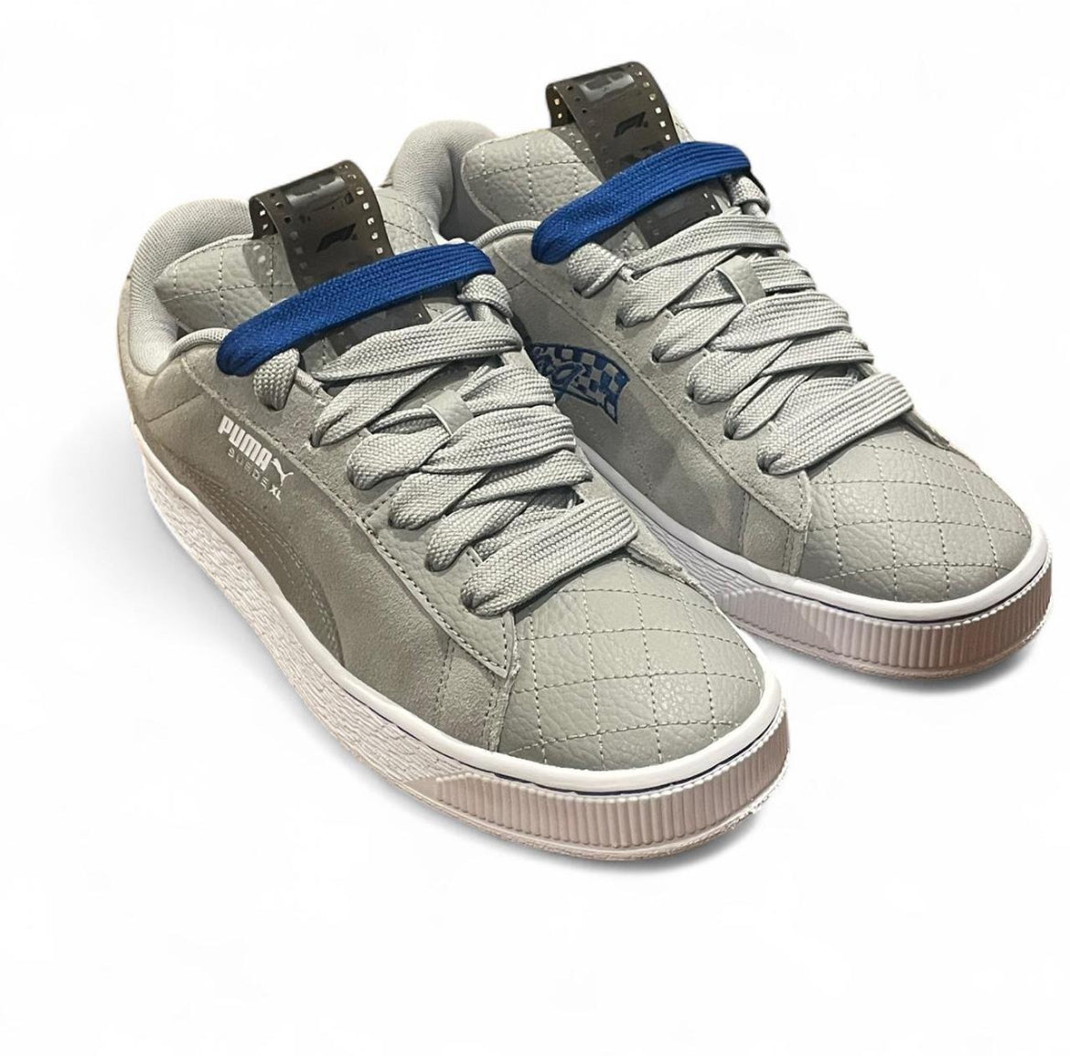 308656-01 Puma Suede XL F1 ‘Formula 1 75 Years Hero Pack Matte Silver’ (2025)