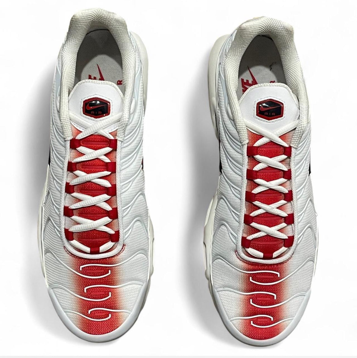 FN3410-100 Nike Air Max Plus TN ‘White University Red Bloodshot’ (2023)