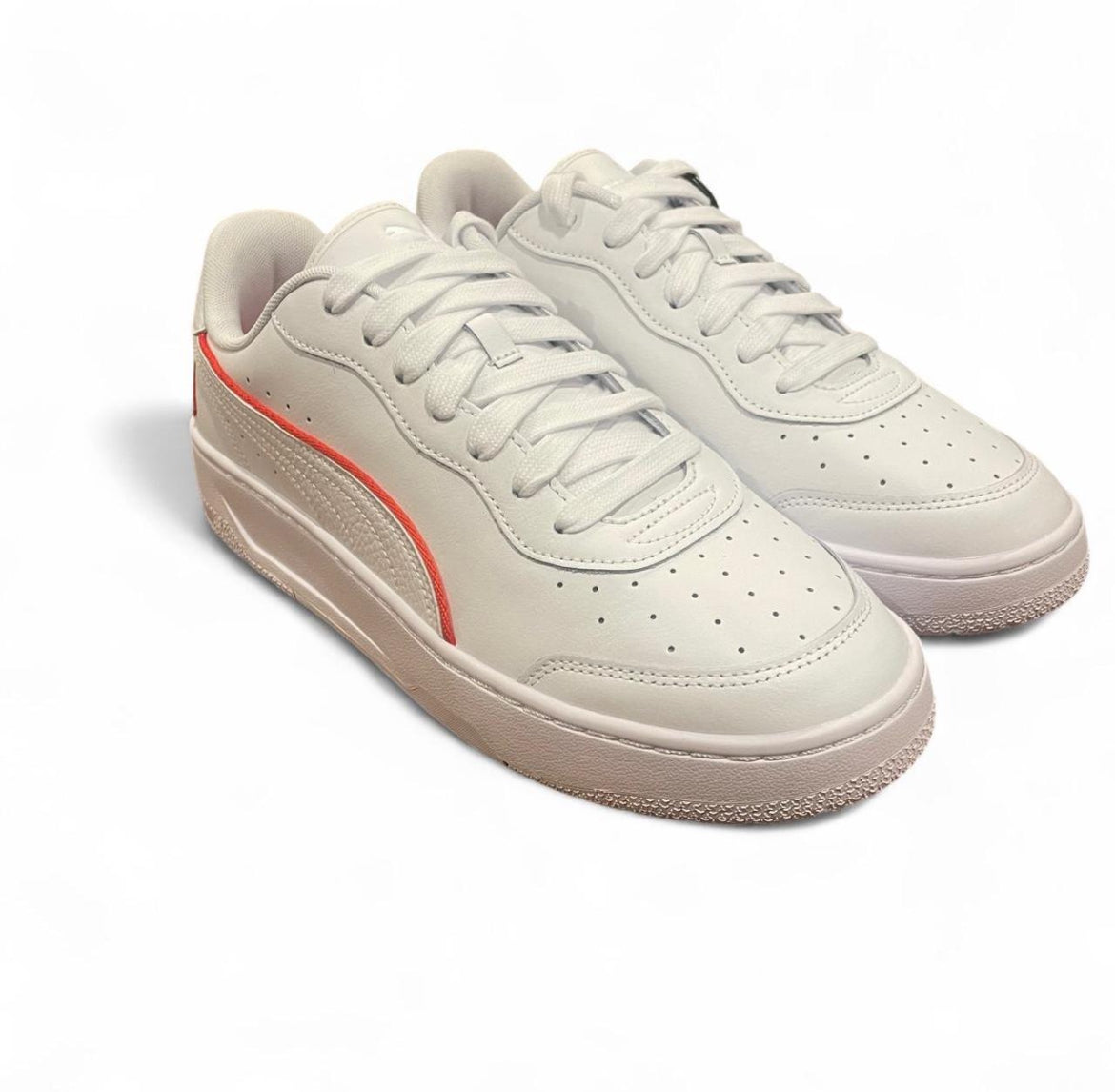 308655-02 Puma F1 CA Match Unisex Sneakers ‘White Pop Red’ (2024)