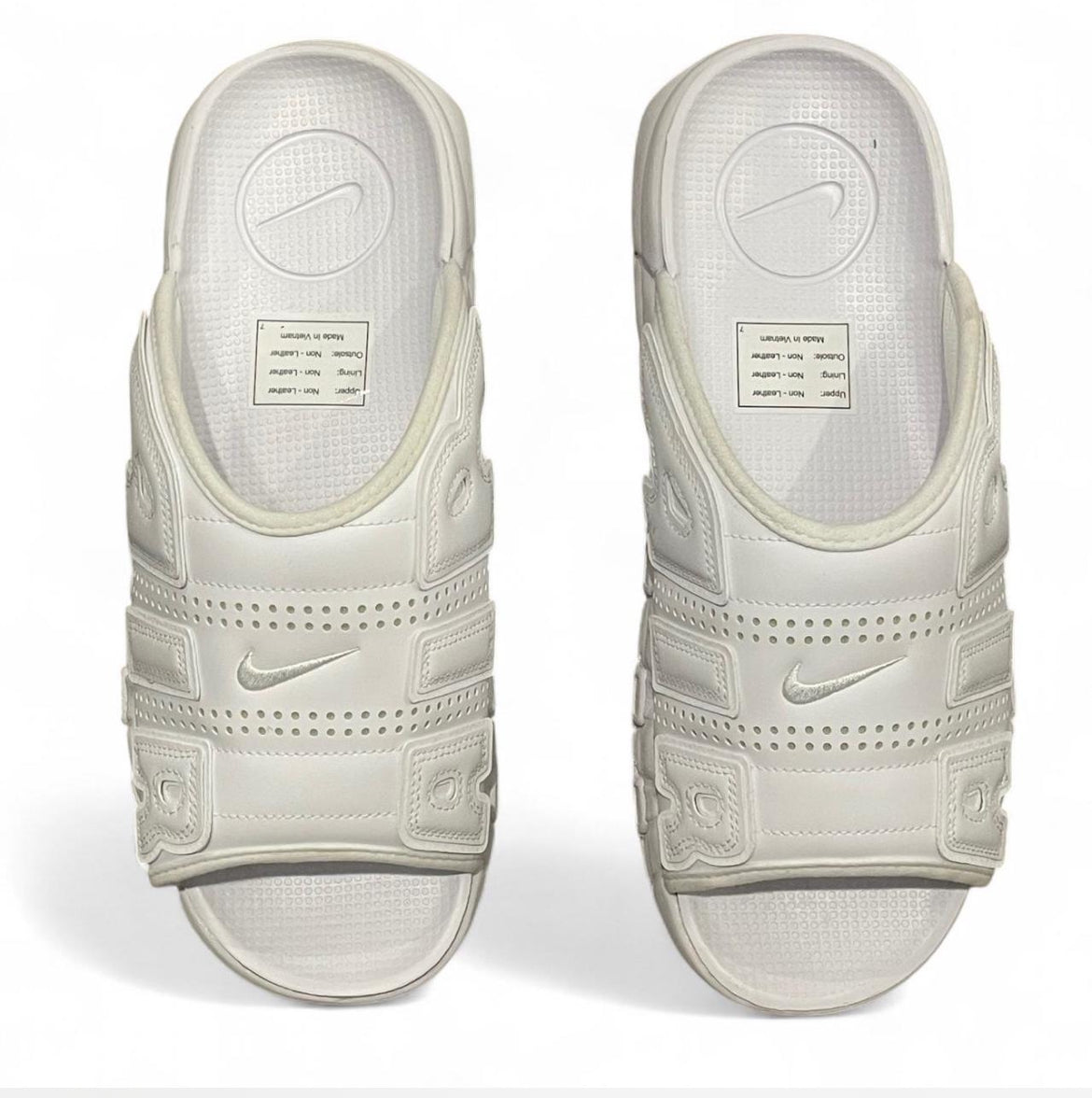 FD9883-101 Nike Air More Uptempo Slide ‘Triple White’ (2023)