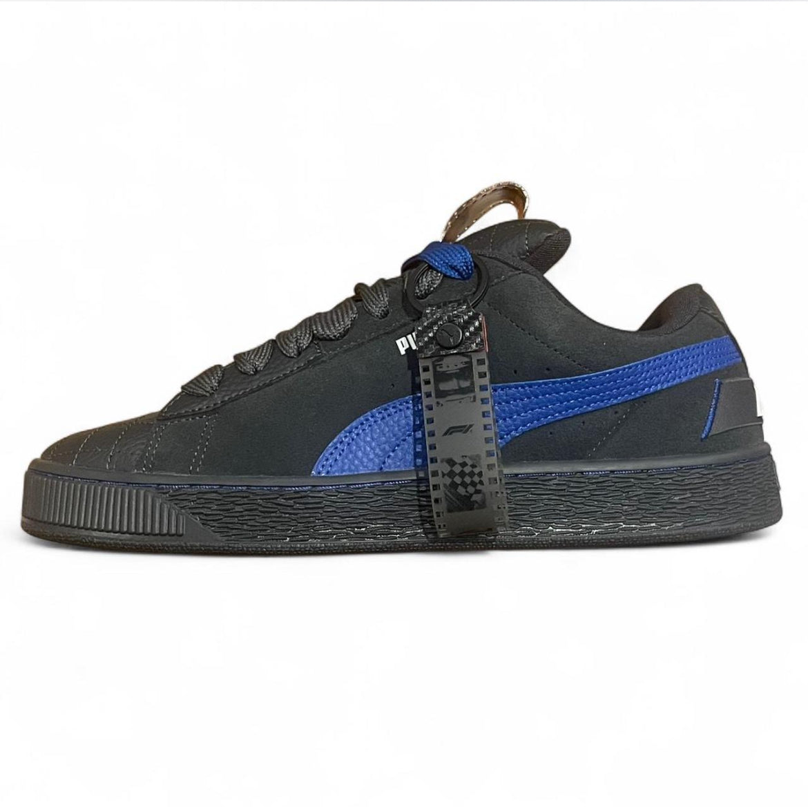 308656-02 Puma Suede XL F1 ‘Formula 1 75 Years Hero Pack Black Vivid Blue’ (2025)