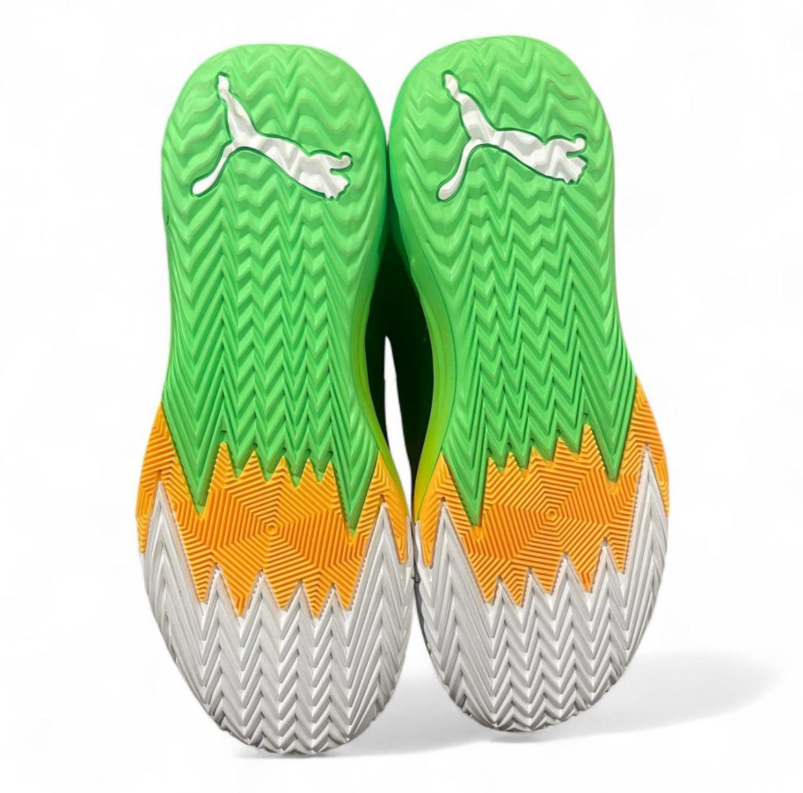309841-01 Puma Scoot Zeros 2 PUMA Black-Fluro Green