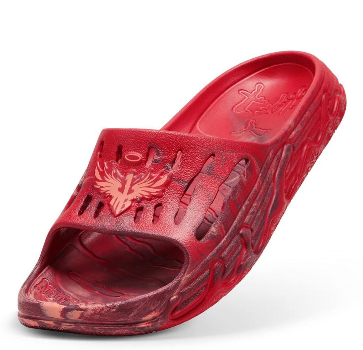 394223-08 Puma LaMelo Ball MB.03 Slides ‘Regal Red’ (2024)
