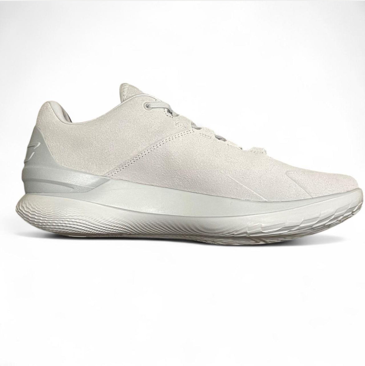 3027603-100 Under Armour CURRY 1 Low Flotro Lux ‘Halo Gray’ (2024)