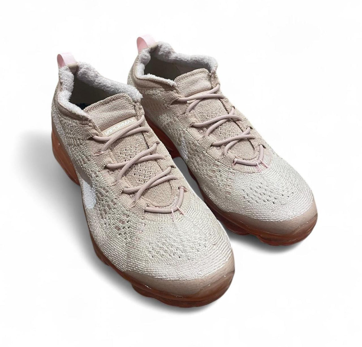 DV6840-101 Nike Air Vapormax 2023 Flyknit (Womens) ‘Oatmeal Pearl Pink’ (2023)