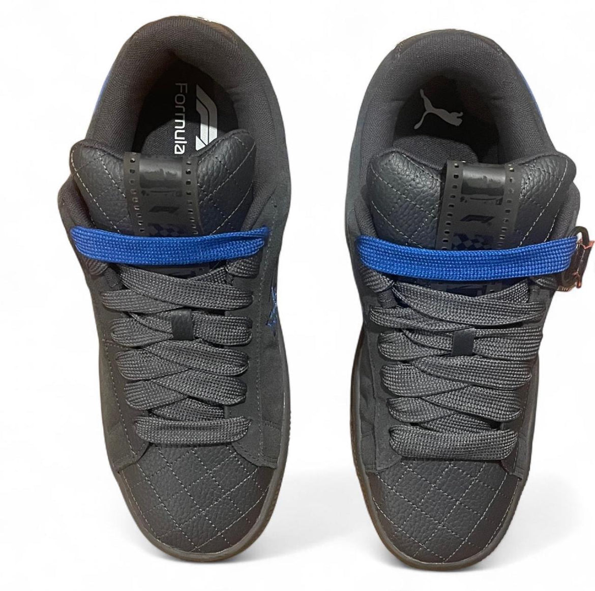 308656-02 Puma Suede XL F1 ‘Formula 1 75 Years Hero Pack Black Vivid Blue’ (2025)