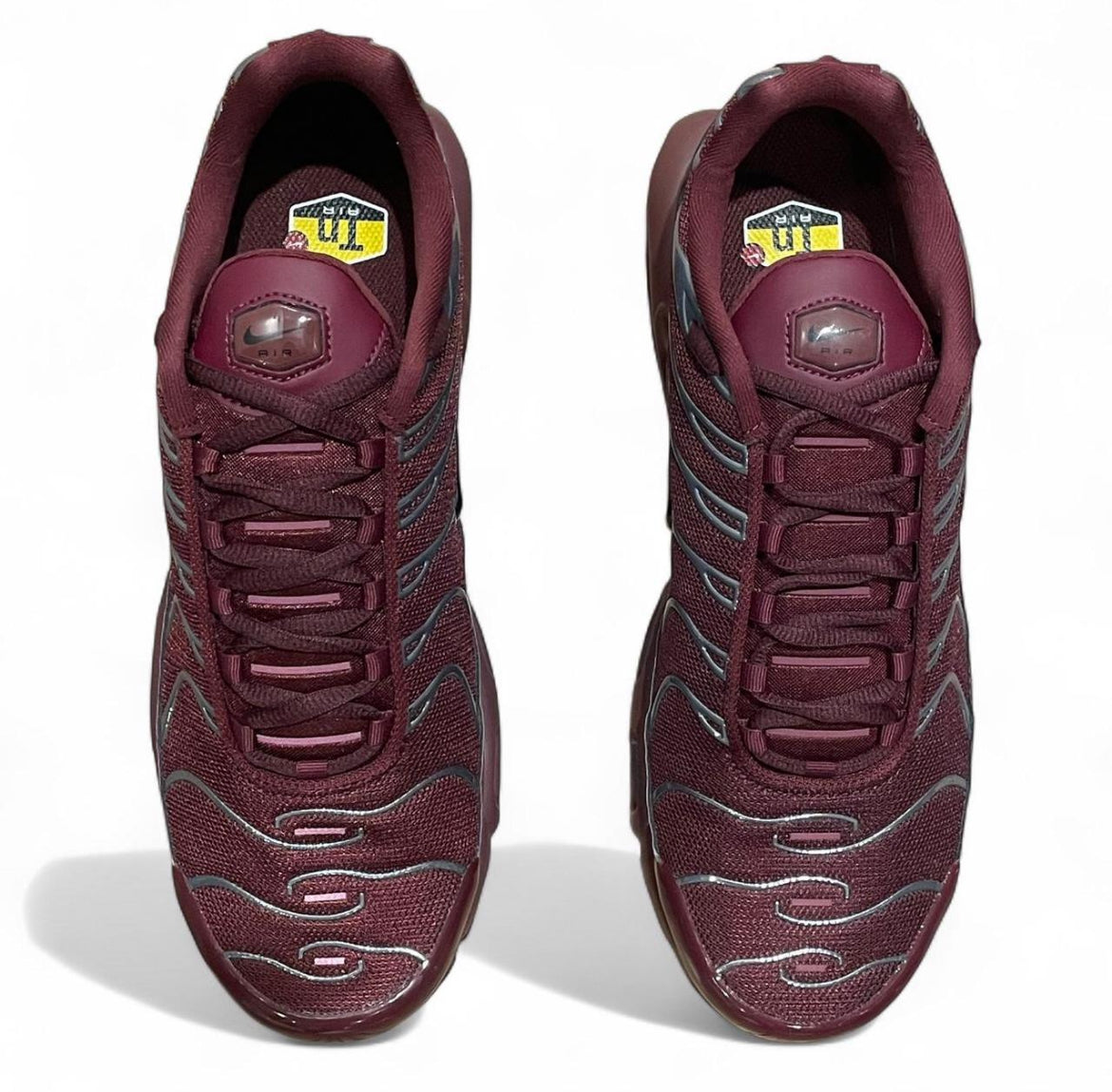 HJ9743-600 Nike Air Max Plus TN (Womens) ‘Night Maroon Metallic Silver’ (2024)