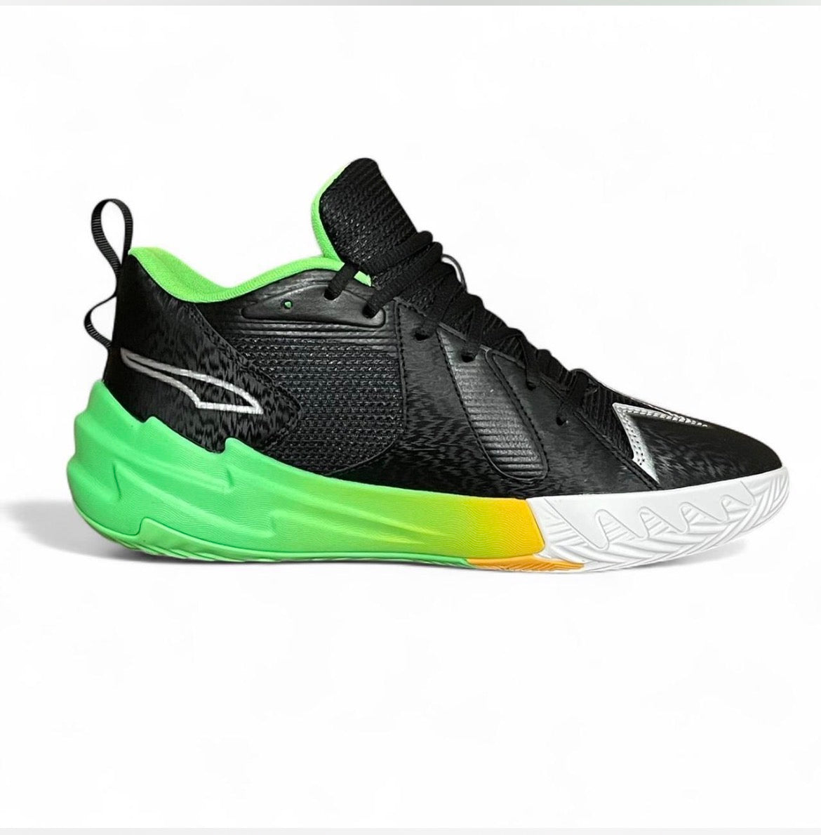 309841-01 Puma Scoot Zeros 2 PUMA Black-Fluro Green