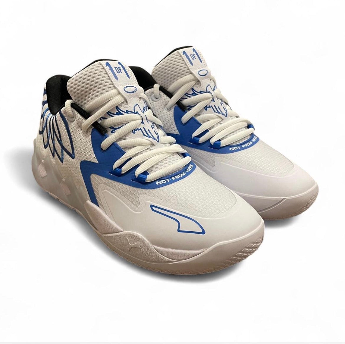 376941-11 Puma LaMelo Ball MB.01 Lo ‘Team Colours-White Bluemazing' (2022)
