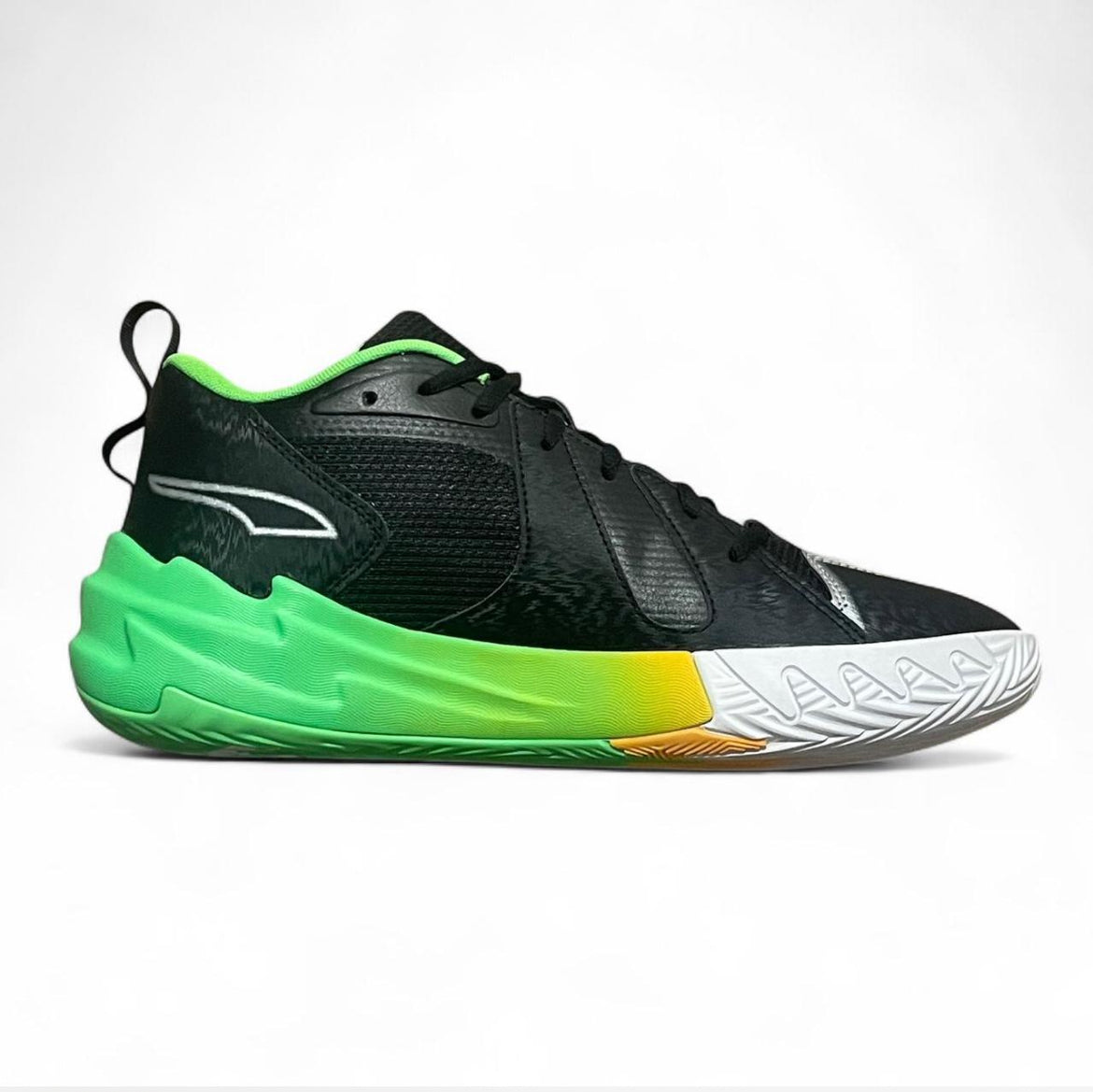 309841-01 Puma Scoot Zeros 2 PUMA Black-Fluro Green