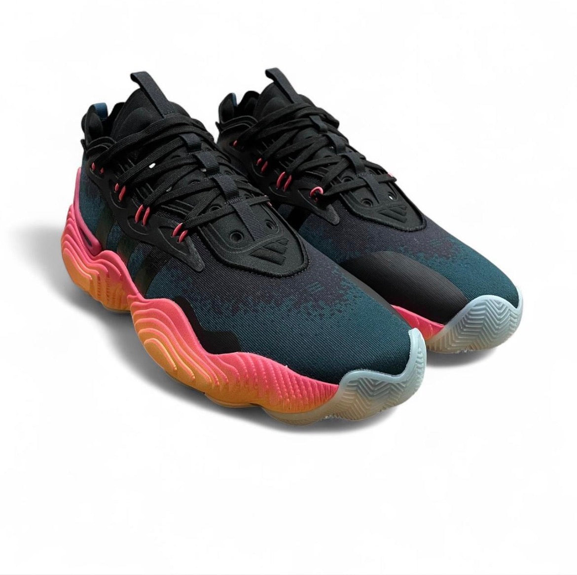 IE9303 Adidas Trae Young 3 ‘Arctic Night Acid Orange’ (2023)