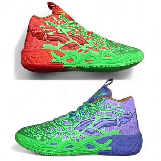 312055-01 Puma LaMelo Ball MB.04 ‘TMNT Raphael & Donatello’ (2025)