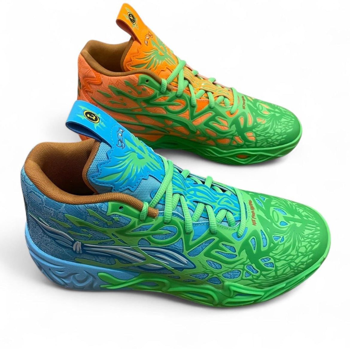 311307-01 Puma LaMelo Ball MB.04 TMNT ‘Leonardo & Michelangelo’ (2024)