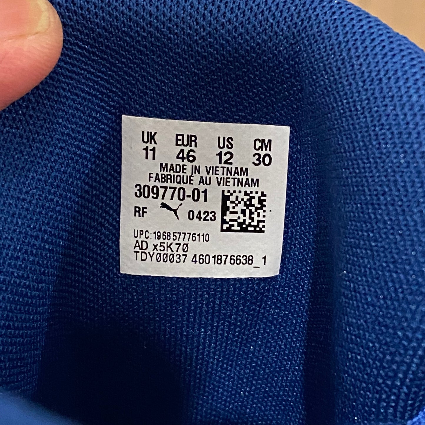 309770-01 Puma LaMelo Ball MB.01 ‘Team Blazing Blue’ (2023)