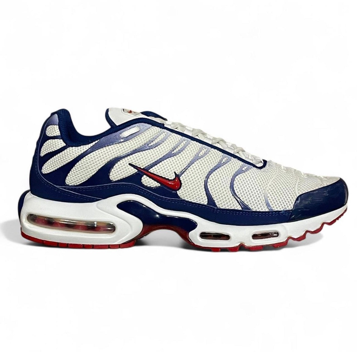 CJ9928-100 Nike Air Max Plus TN ‘White Red Blue’ (2019)
