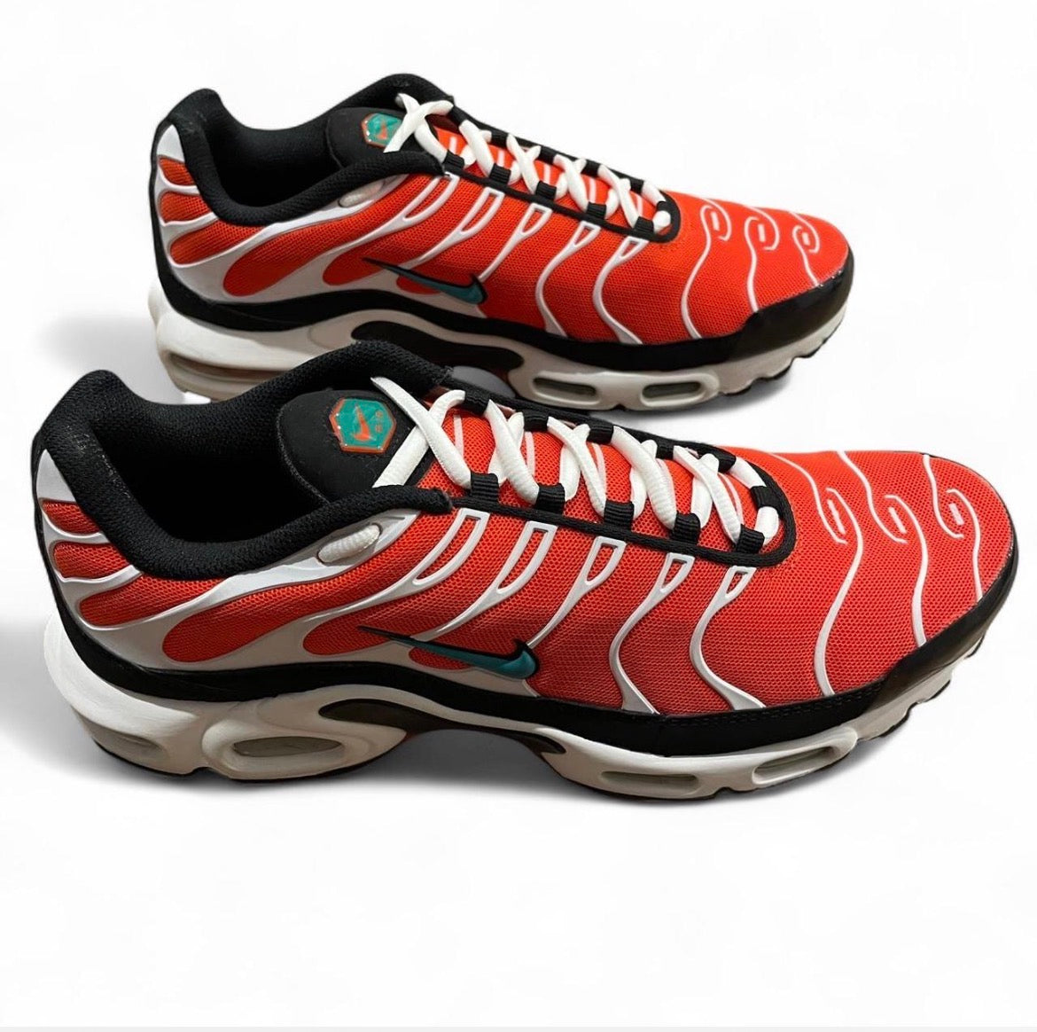 852630-801 Nike Air Max Plus TN ‘Team Orange Neptune Green’ (2018)