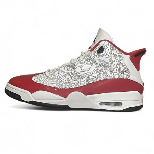 311046-163 Jordan Dub Zero ‘White Varsity Red’ (2022)
