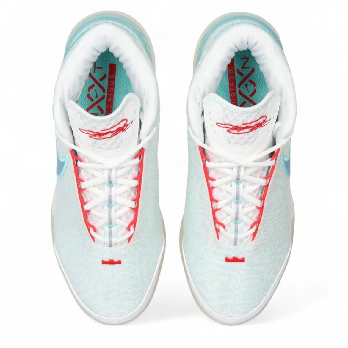 HF0712-101 Nike LeBron NXXT Genisus ‘White Aurora Green Siren Red Aegean Storm’ (2025)