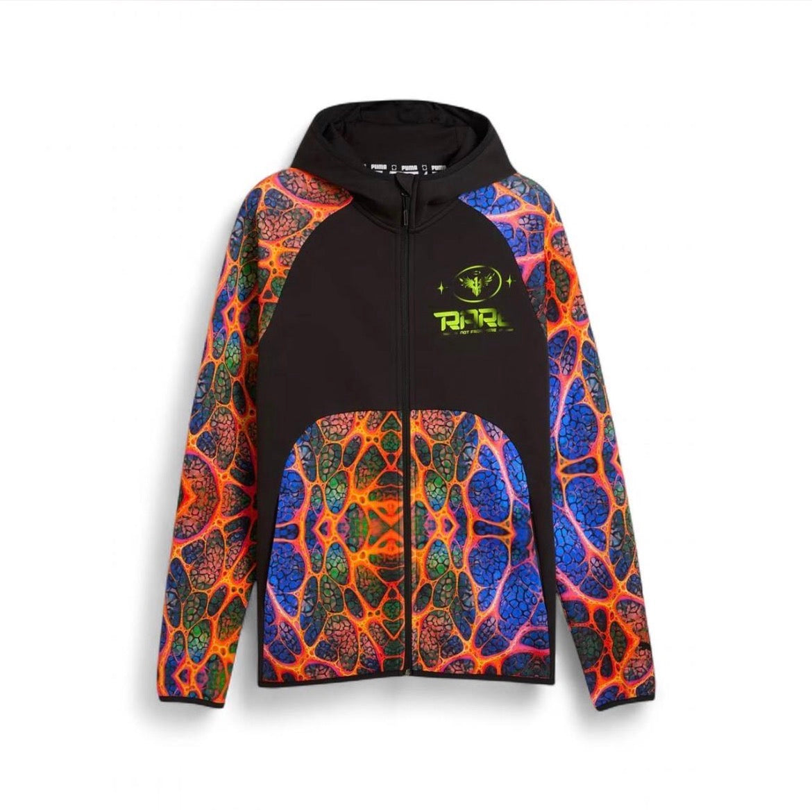 630676-01 Puma LaMelo Ball Dime Basketball Zipped Hoodie ‘Alien Skins’ (2025)