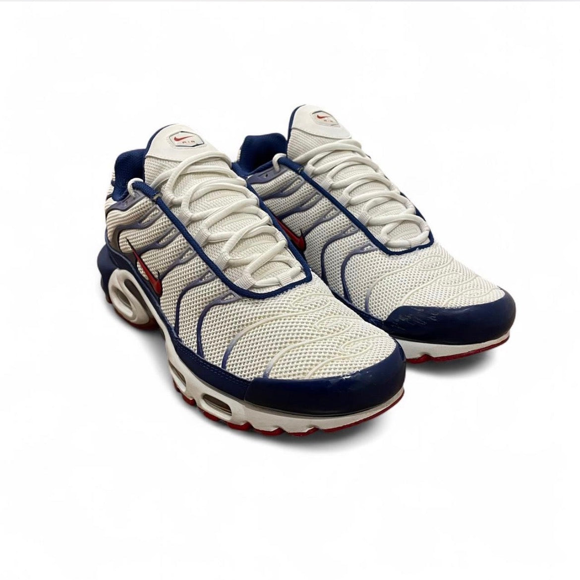 CJ9928-100 Nike Air Max Plus TN ‘White Red Blue’ (2019)