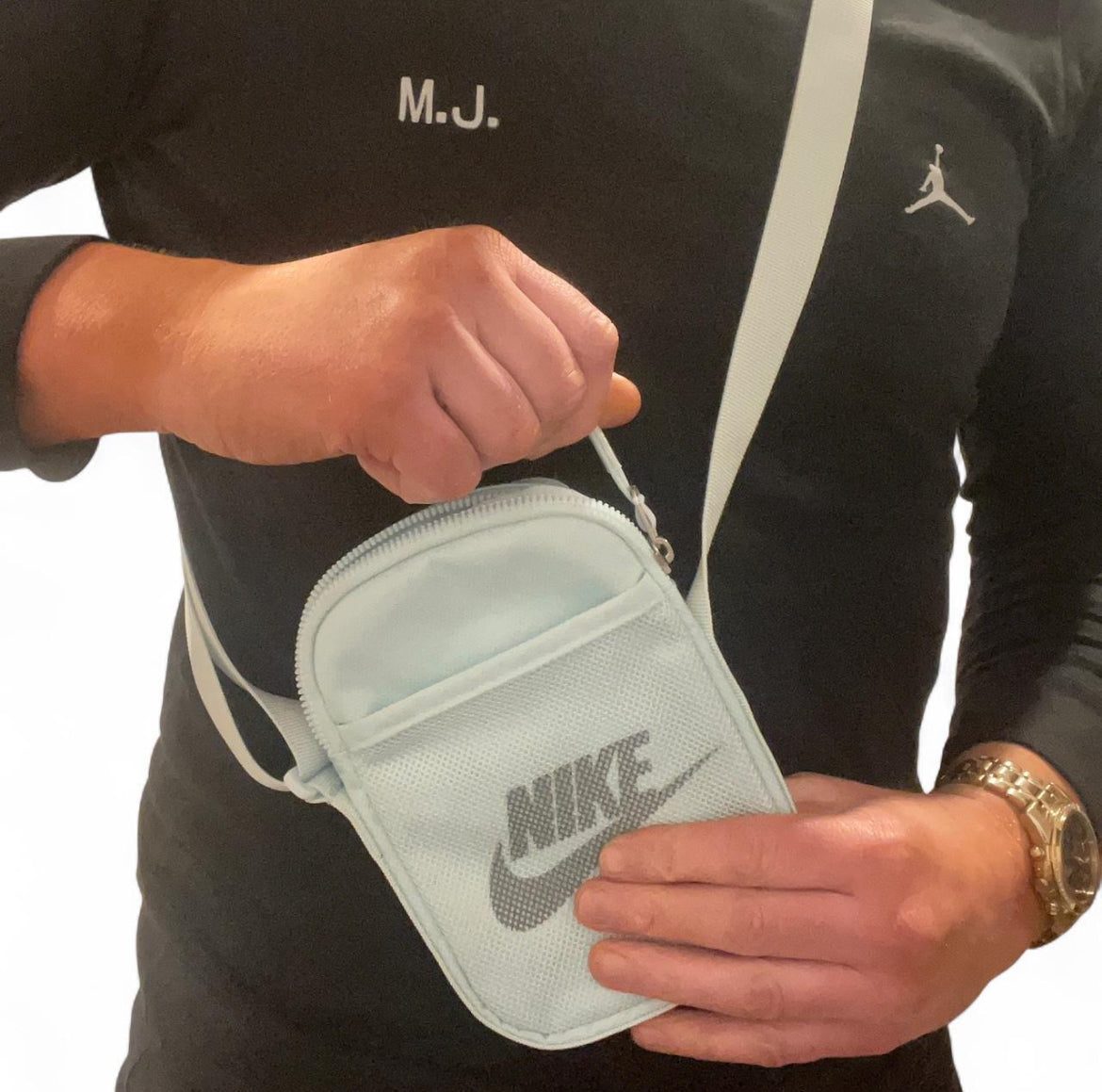 BA5871-474 Nike Heritage Crossbody Bag ‘Glacier Blue’ (2024)