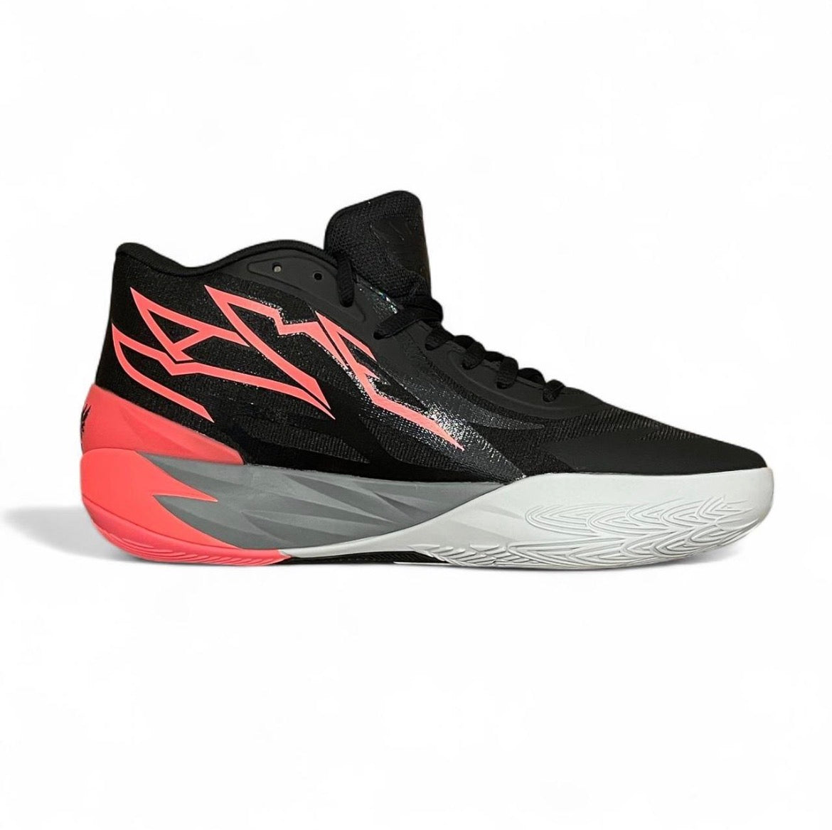 378287-01 Puma LaMelo Ball MB.02 ‘PUMA Black Sunset Glow’ (2023)