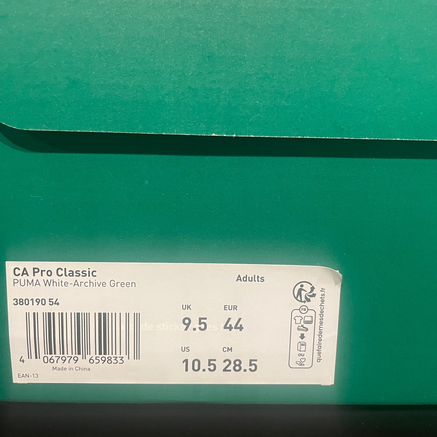 380190-54 Puma CA Pro Classic ‘White Archive Green’ (2024)