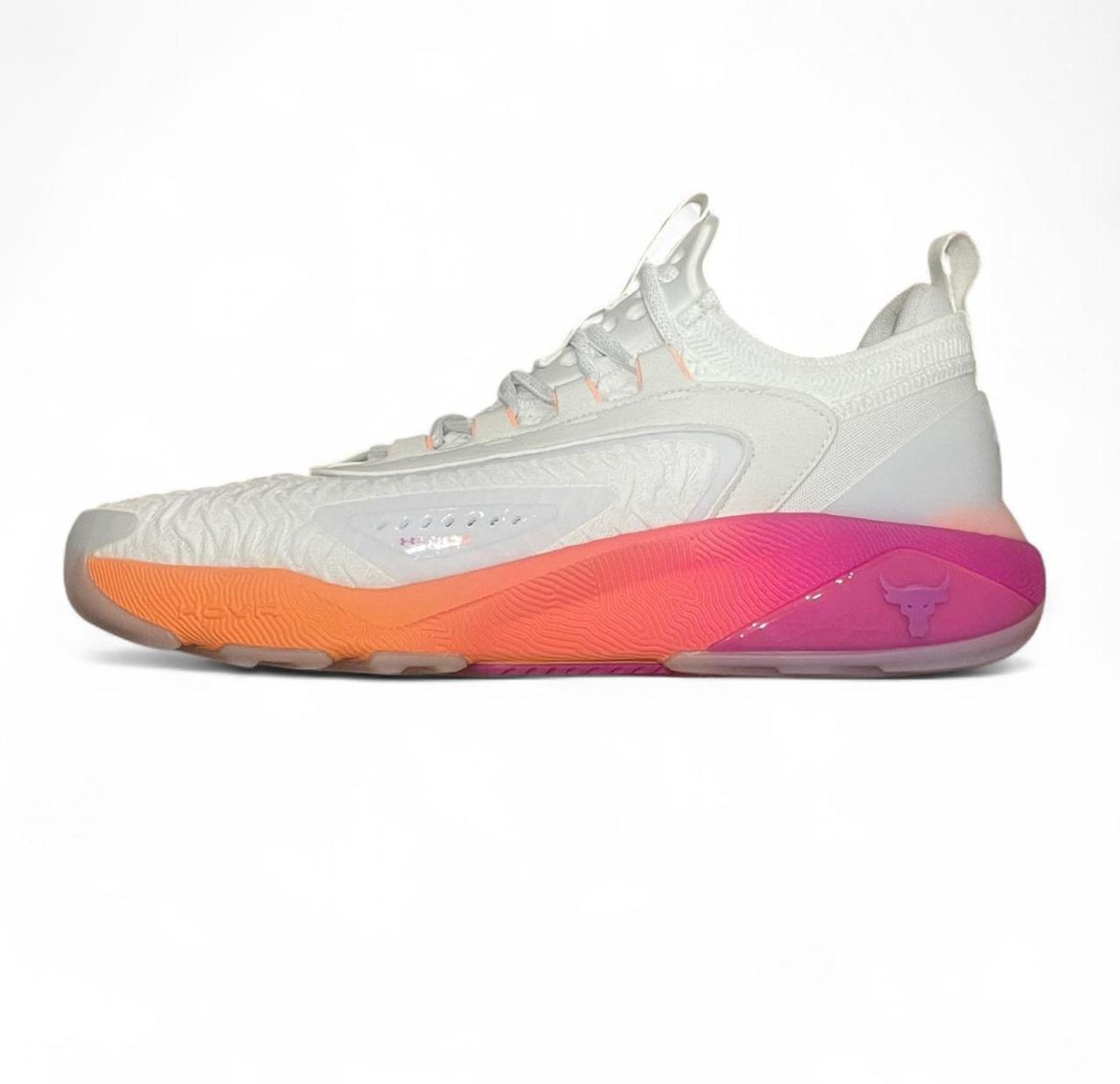 3027600-101 Under Armour Project Rock 7 ‘White Vivid Magenta’ (2024)
