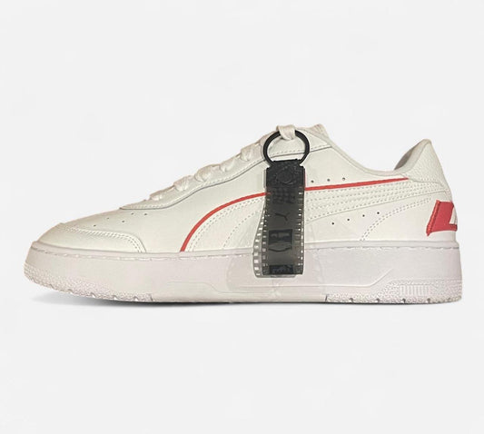 308655-02 Puma F1 CA Match Unisex Sneakers ‘White Pop Red’ (2024)