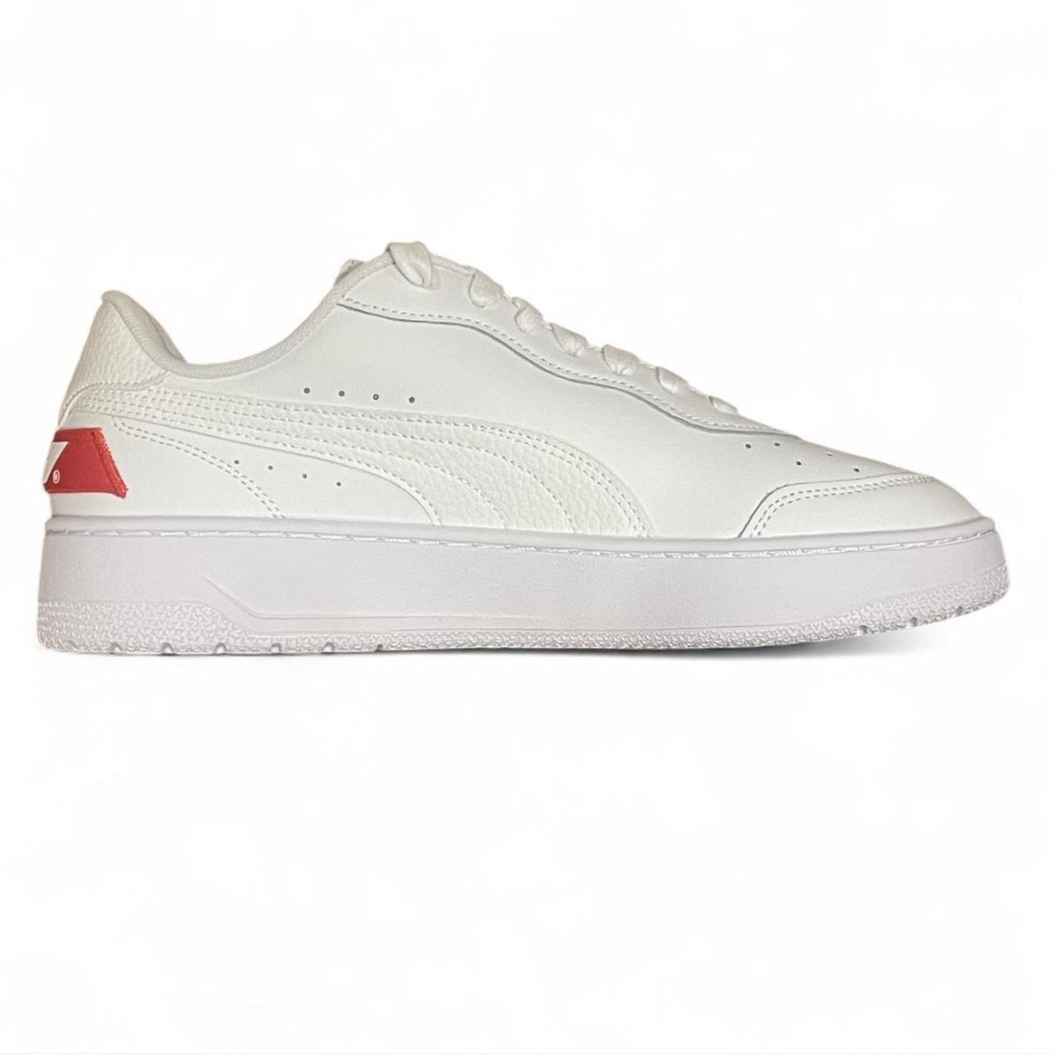 308655-02 Puma F1 CA Match Unisex Sneakers ‘White Pop Red’ (2024)