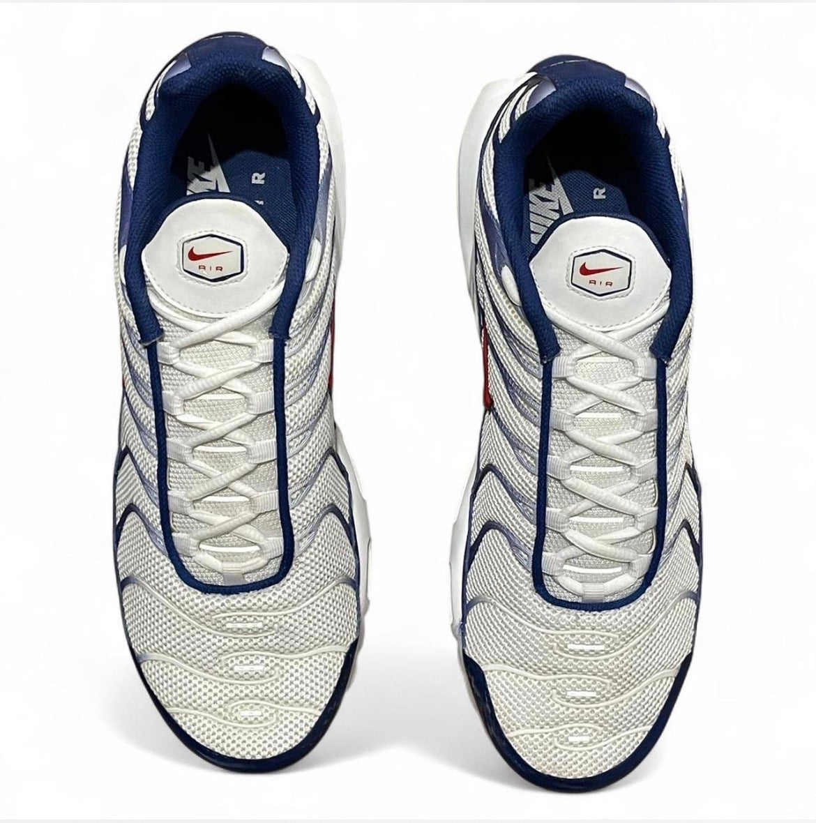 CJ9928-100 Nike Air Max Plus TN ‘White Red Blue’ (2019)