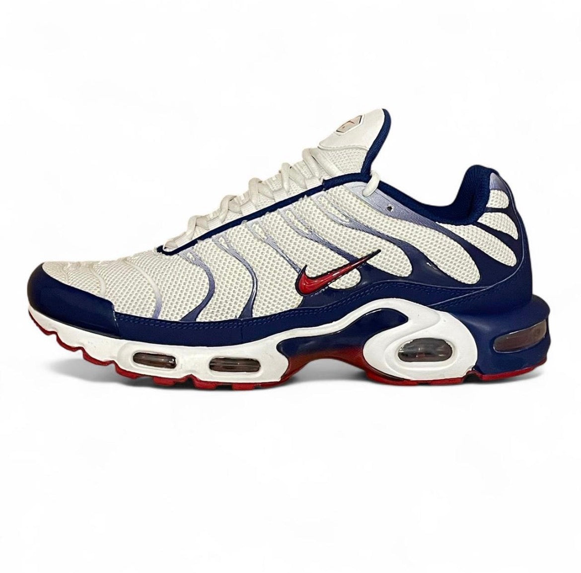 CJ9928-100 Nike Air Max Plus TN ‘White Red Blue’ (2019)