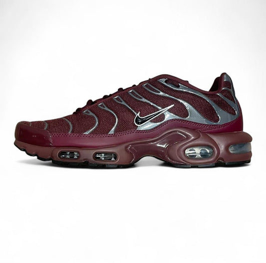 HJ9743-600 Nike Air Max Plus TN (Womens) ‘Night Maroon Metallic Silver’ (2024)