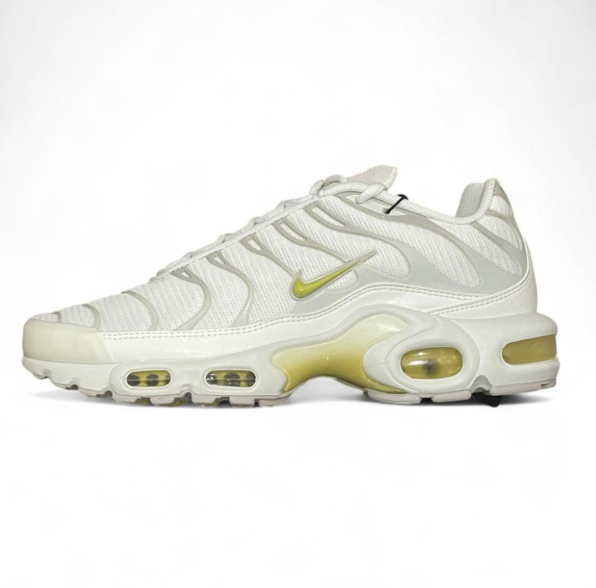DV6987-100 Nike Air Max Plus TN (Womens)
‘White Bone Celery’ (2022)