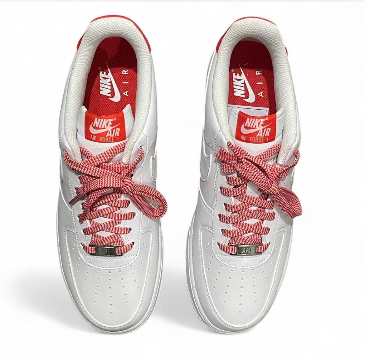 IB7167-103 Nike Air Force 1 (Womens) ‘White Pink Foam Metallic Silver Light Crimson’ (2025)