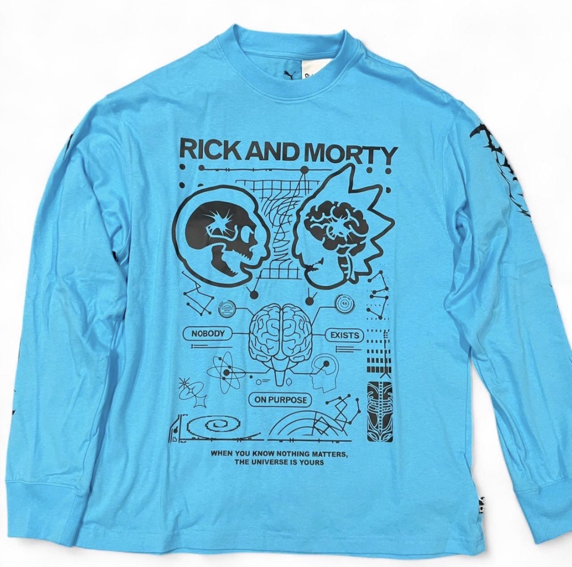 633099-01 PUMA HOOPS x Rick & Morty Long Sleeved Basketball T-Shirt
‘Bright Aqua’ (2025)