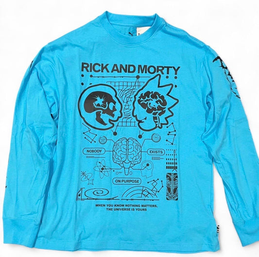 633099-01 PUMA HOOPS x Rick & Morty Long Sleeved Basketball T-Shirt
‘Bright Aqua’ (2025)