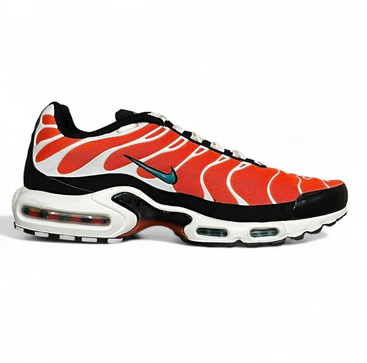 852630-801 Nike Air Max Plus TN ‘Team Orange Neptune Green’ (2018)