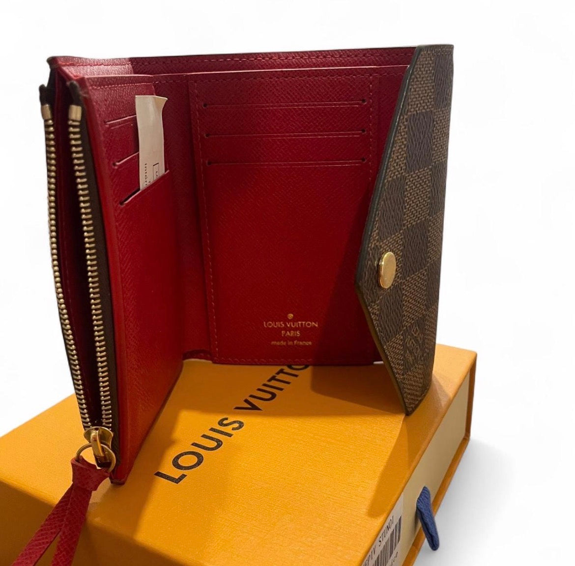 N41659 Louis Vuitton Victorine Trifold Wallet ‘Damier Ebene Canvas’