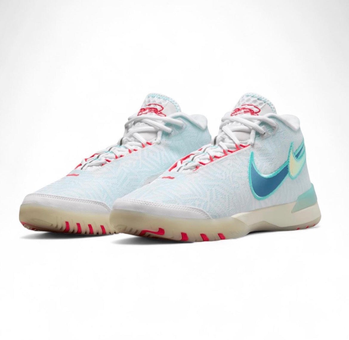 HF0712-101 Nike LeBron NXXT Genisus ‘White Aurora Green Siren Red Aegean Storm’ (2025)