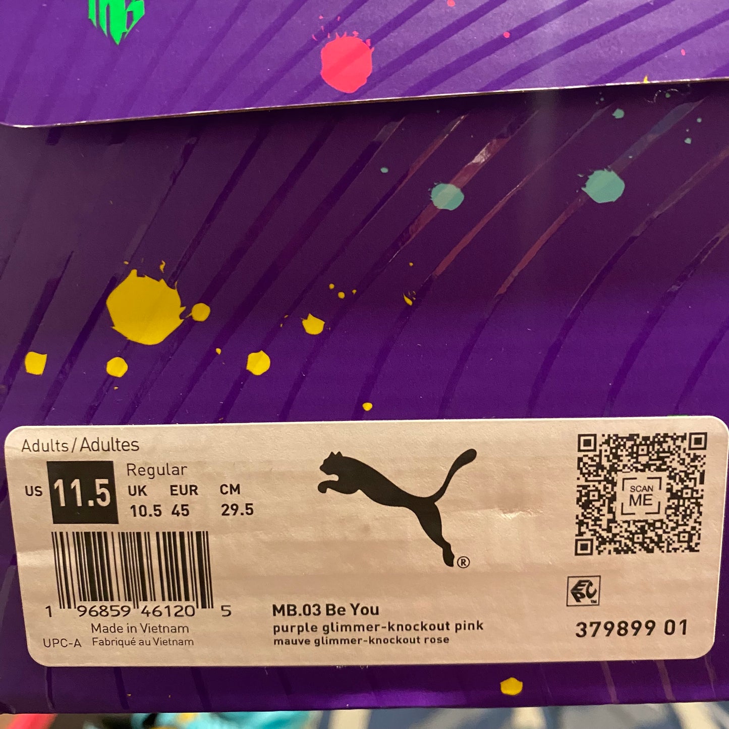 379899-01 Puma LaMelo Ball MB.03 ‘Be You’ (2024)