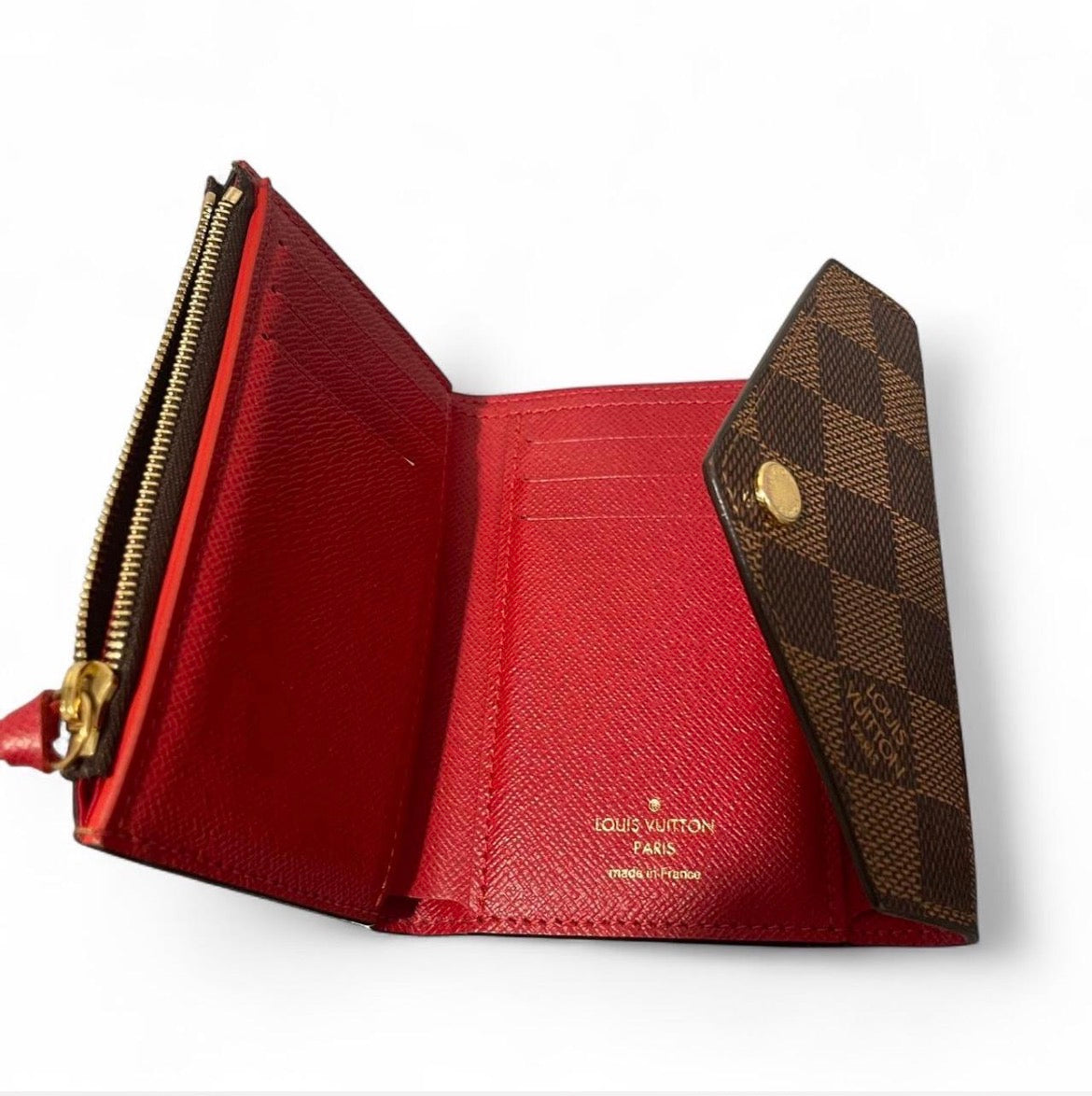 N41659 Louis Vuitton Victorine Trifold Wallet ‘Damier Ebene Canvas’